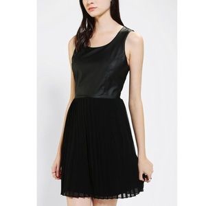 Sparkle & Fade Vegan Leather Dress - Size 0